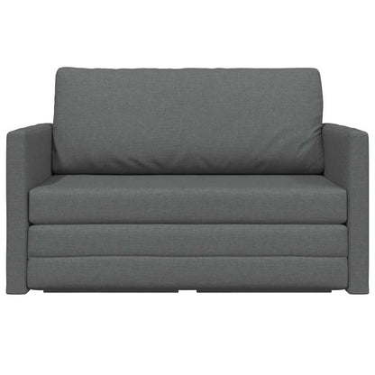 Sofa Bett Dunkelgrau 124 x 71 x 78 cm Stoff