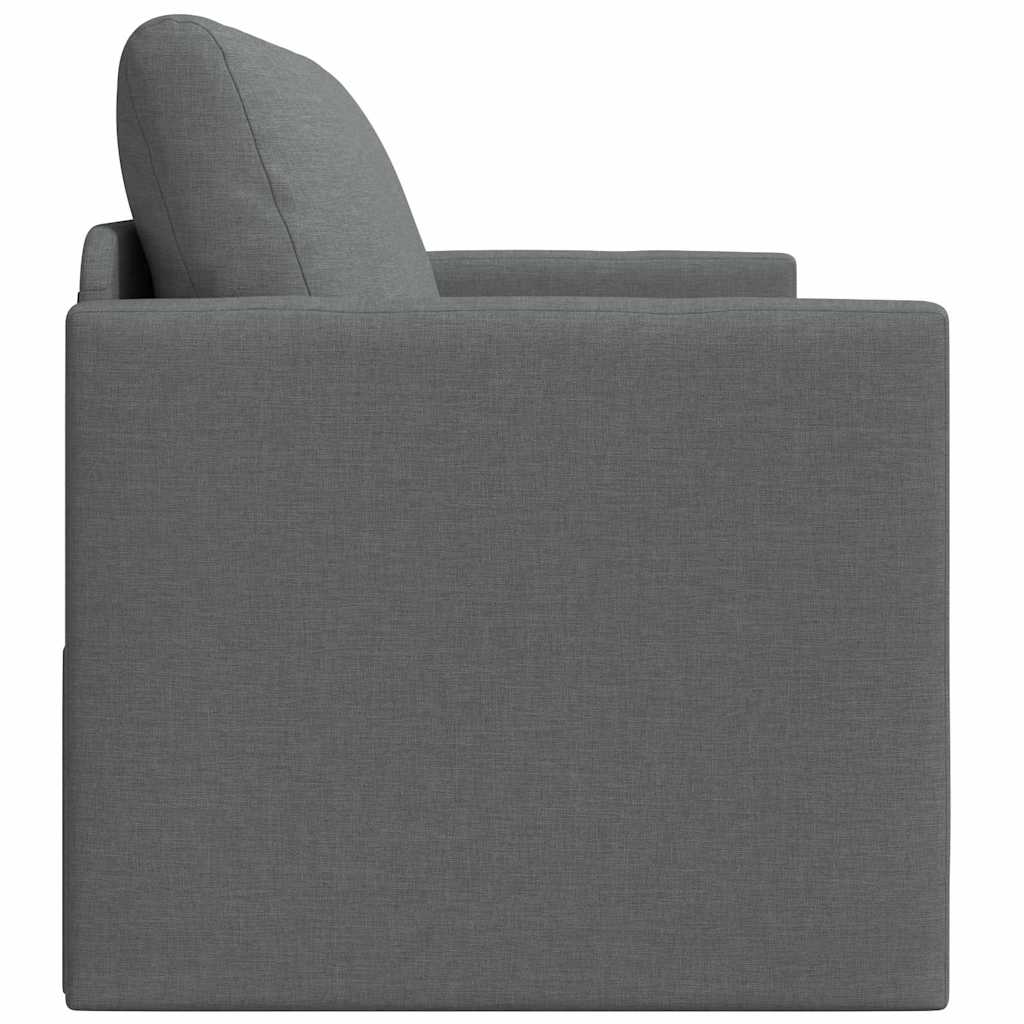 Sofa Bett Dunkelgrau 124 x 71 x 78 cm Stoff