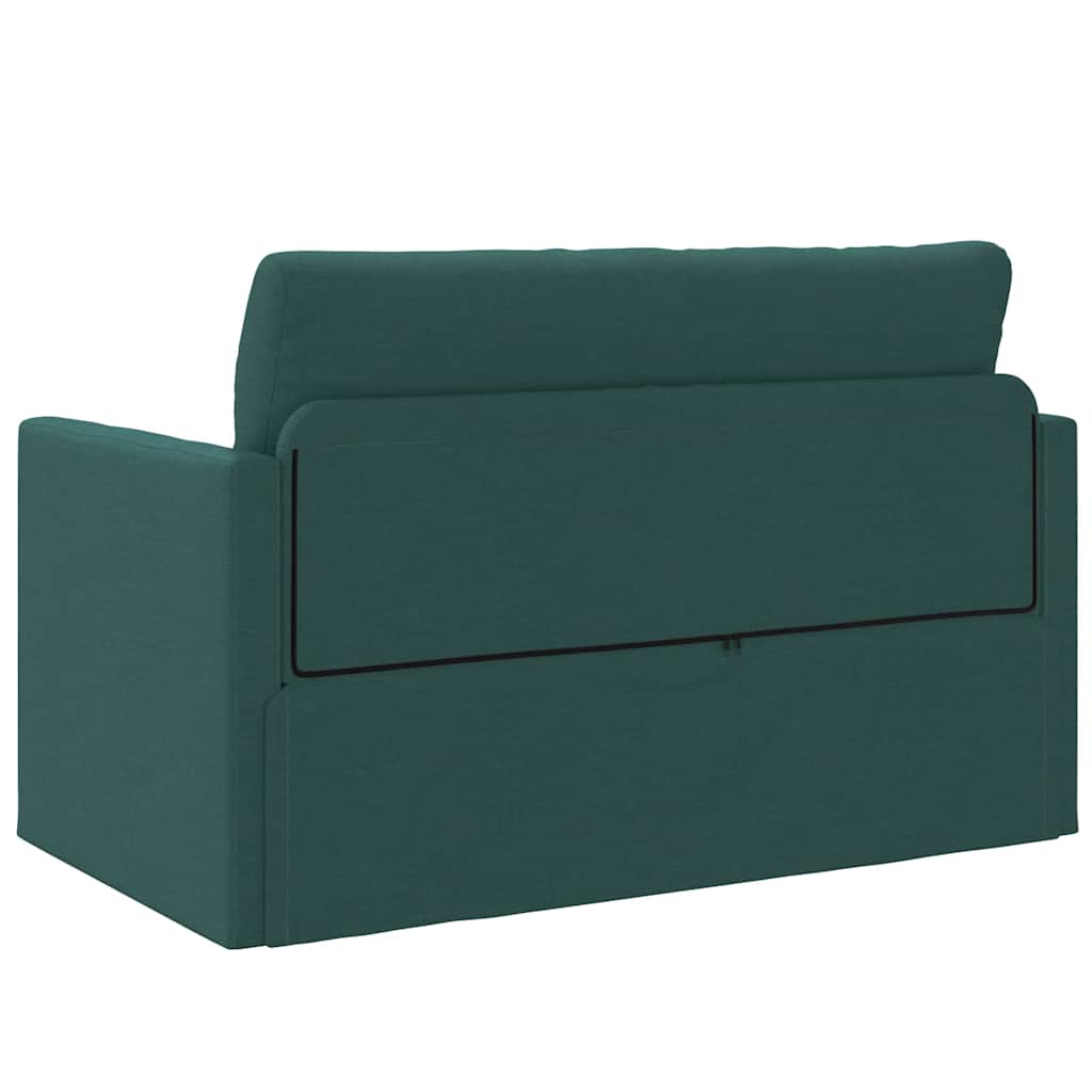 Sofa Bett Dunkelgrün 124 x 71 x 78 cm Stoff