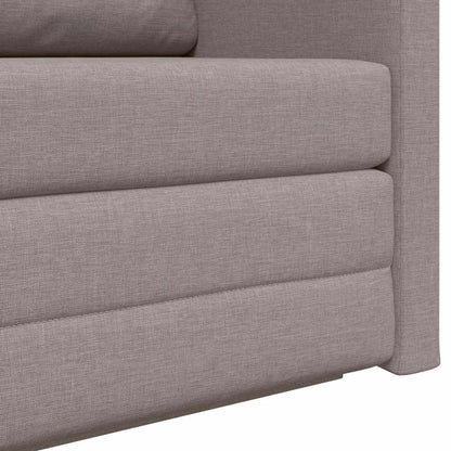Sofa Bett Taupe 124 x 71 x 78 cm Stoff