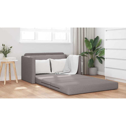 Sofa Bett Taupe 124 x 71 x 78 cm Stoff