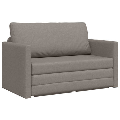 Sofa Bett Taupe 124 x 71 x 78 cm Stoff