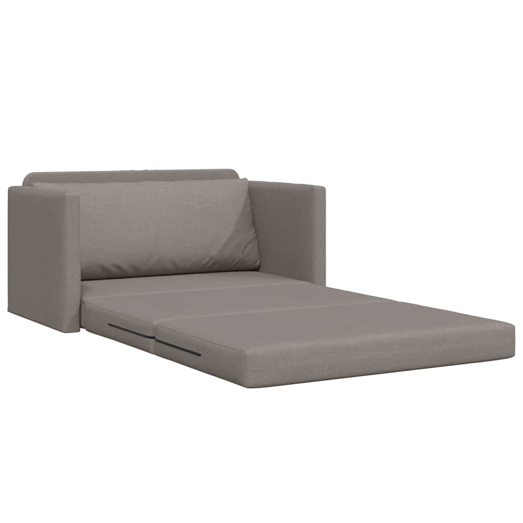 Sofa Bett Taupe 124 x 71 x 78 cm Stoff