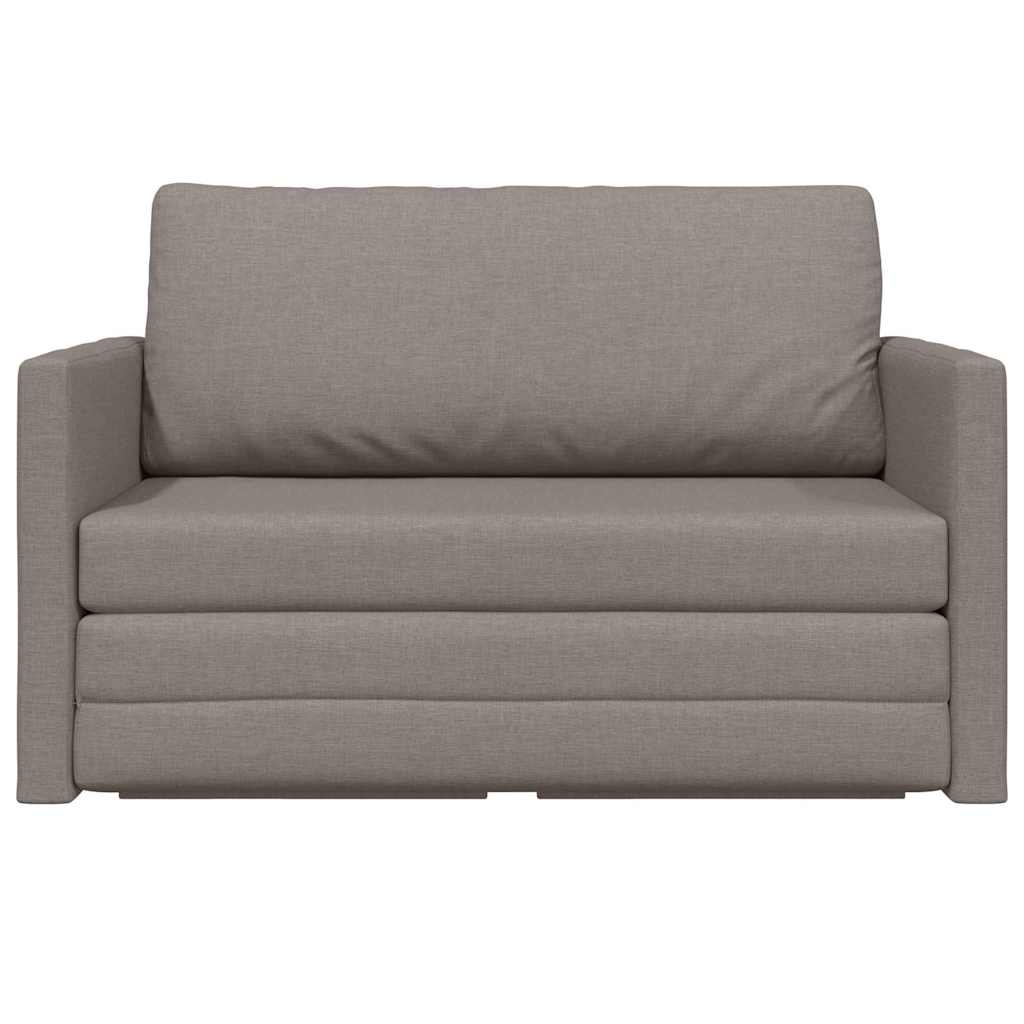 Sofa Bett Taupe 124 x 71 x 78 cm Stoff