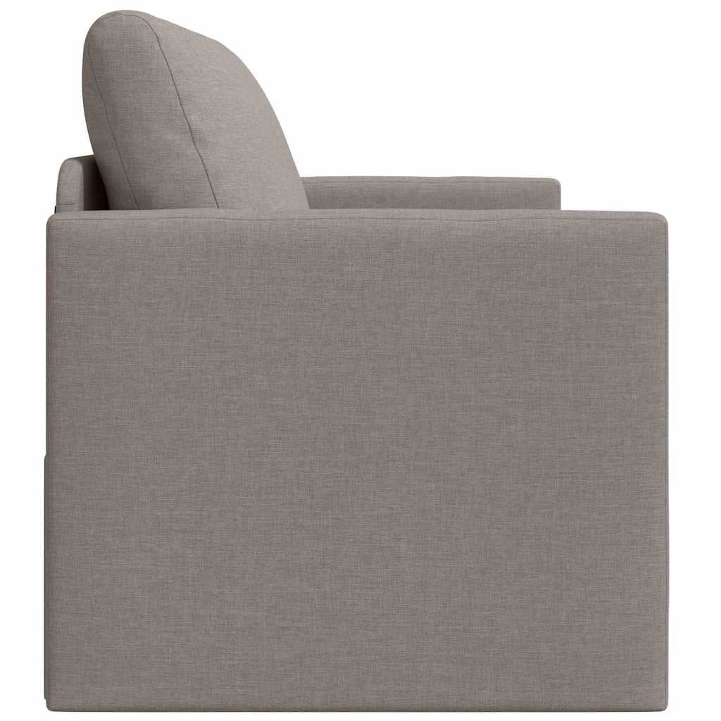 Sofa Bett Taupe 124 x 71 x 78 cm Stoff