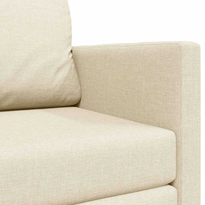 Sofa Bett Creme 124 x 71 x 78 cm Stoff