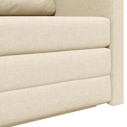 Sofa Bett Creme 124 x 71 x 78 cm Stoff