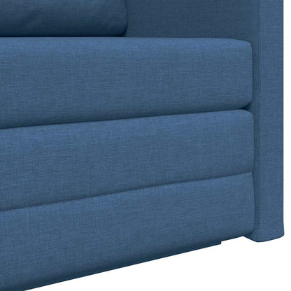 Sofa Bett Blau 124 x 71 x 78 cm Stoff