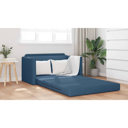 Sofa Bett Blau 124 x 71 x 78 cm Stoff
