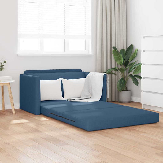 Sofa Bett Blau 124 x 71 x 78 cm Stoff