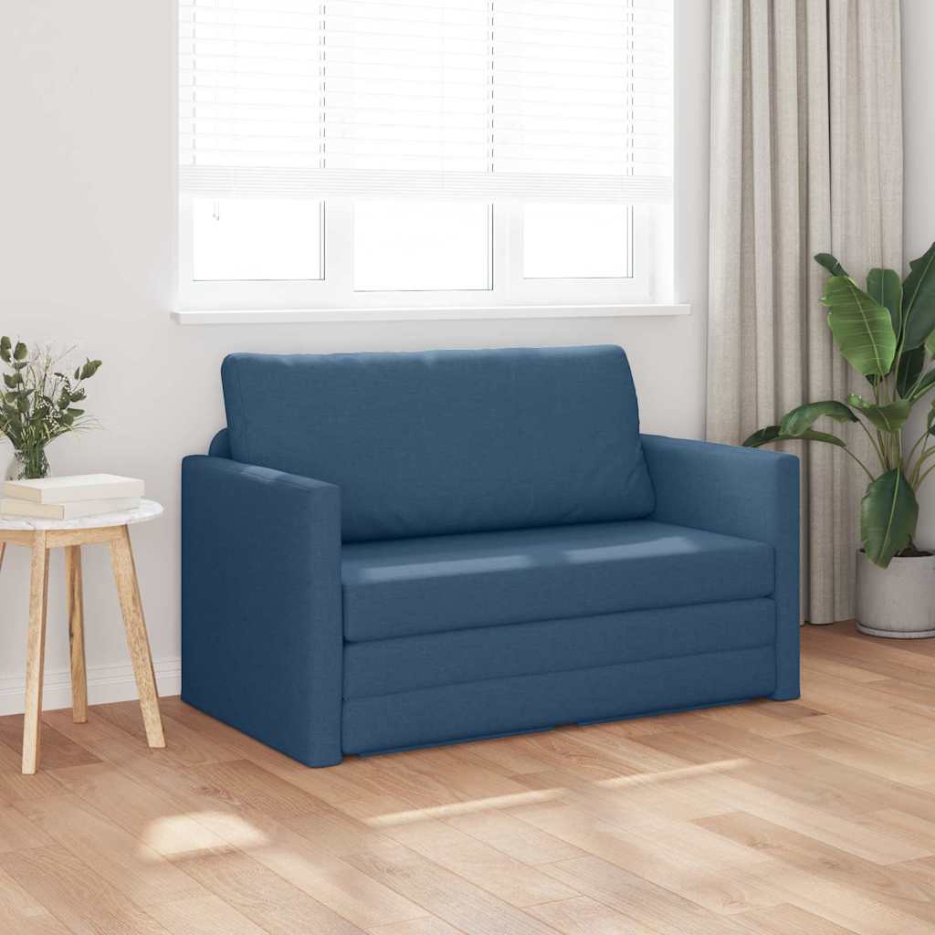Sofa Bett Blau 124 x 71 x 78 cm Stoff
