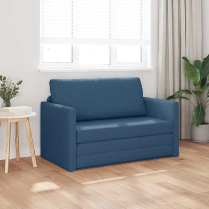 Sofa Bett Blau 124 x 71 x 78 cm Stoff