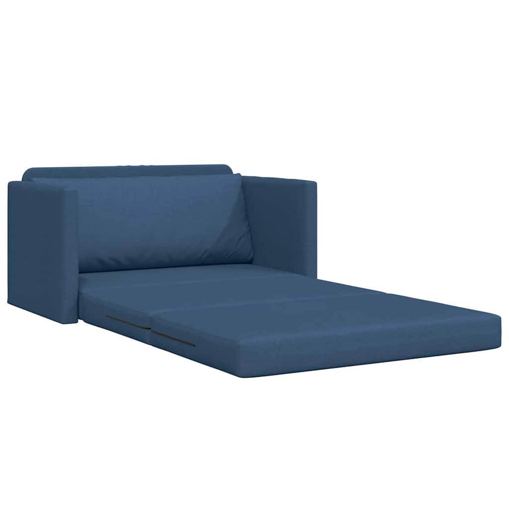 Sofa Bett Blau 124 x 71 x 78 cm Stoff