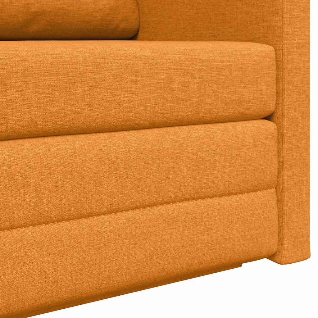 Sofa Bett Dunkelgelb 124 x 71 x 78 cm Stoff