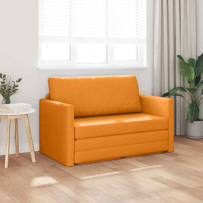 Sofa Bett Dunkelgelb 124 x 71 x 78 cm Stoff