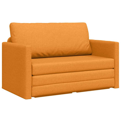 Sofa Bett Dunkelgelb 124 x 71 x 78 cm Stoff
