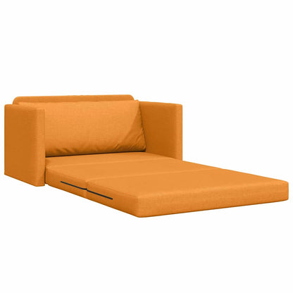 Sofa Bett Dunkelgelb 124 x 71 x 78 cm Stoff