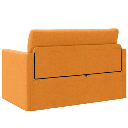 Sofa Bett Dunkelgelb 124 x 71 x 78 cm Stoff