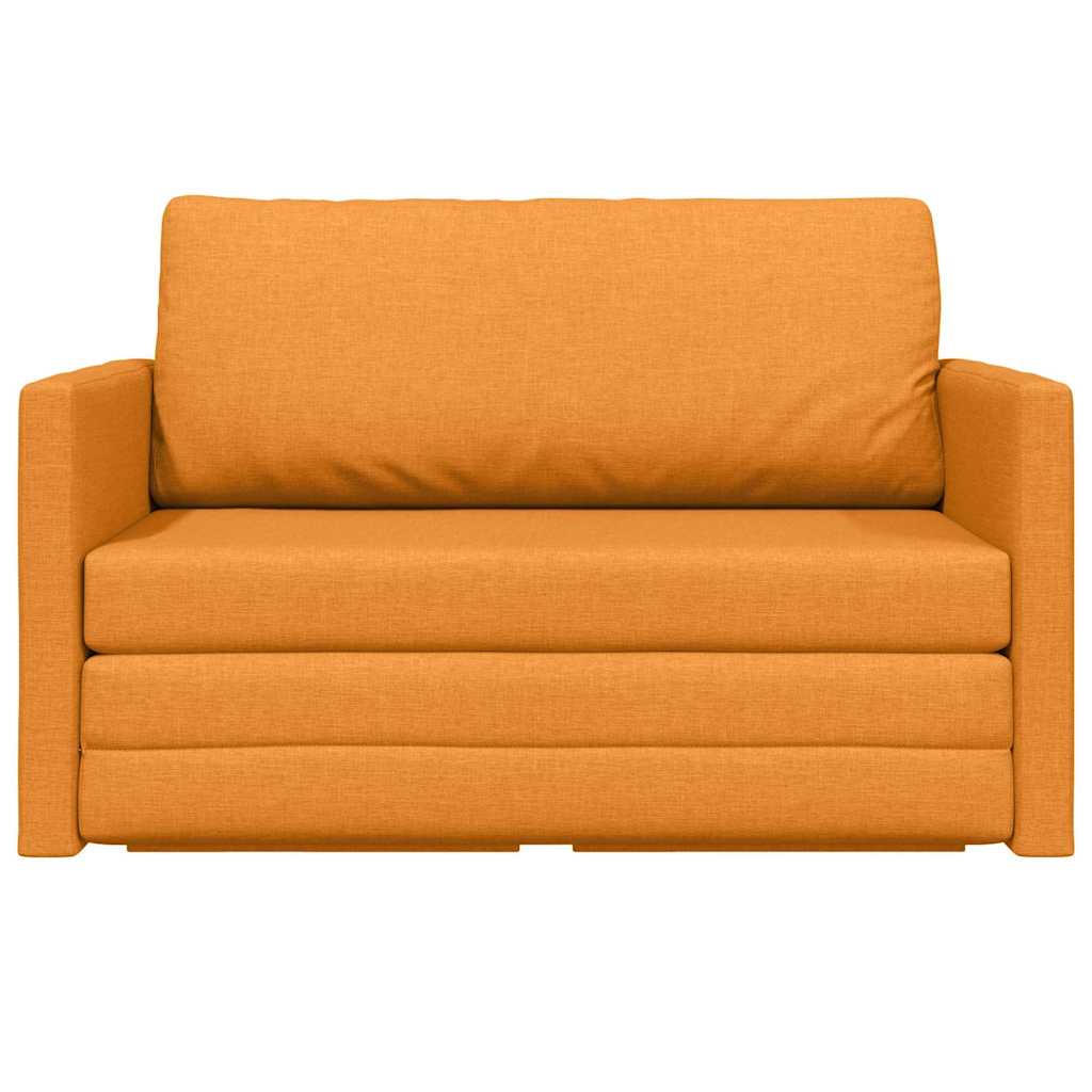 Sofa Bett Dunkelgelb 124 x 71 x 78 cm Stoff