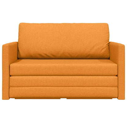 Sofa Bett Dunkelgelb 124 x 71 x 78 cm Stoff