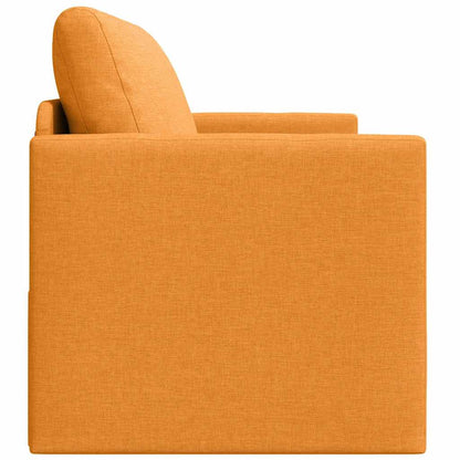Sofa Bett Dunkelgelb 124 x 71 x 78 cm Stoff