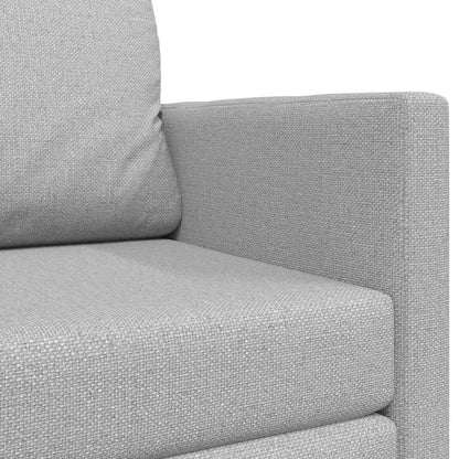 Sofa Bett Wolken-Grau 124 x 71 x 78 cm Stoff