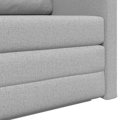 Sofa Bett Wolken-Grau 124 x 71 x 78 cm Stoff