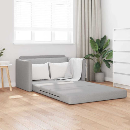 Sofa Bett Wolken-Grau 124 x 71 x 78 cm Stoff