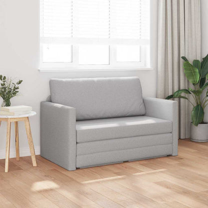 Sofa Bett Wolken-Grau 124 x 71 x 78 cm Stoff