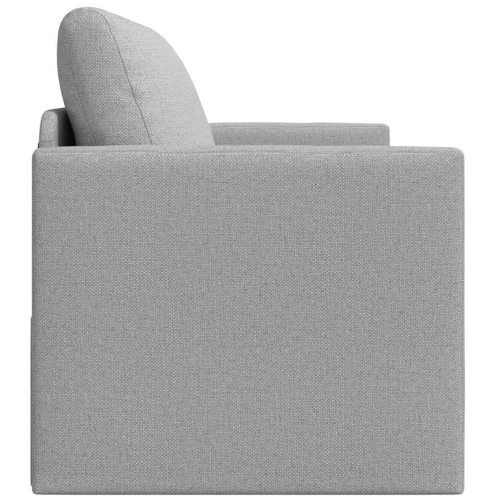 Sofa Bett Wolken-Grau 124 x 71 x 78 cm Stoff