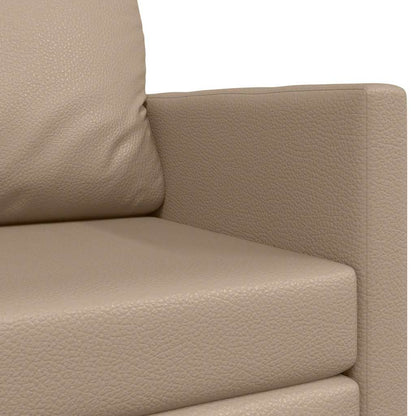 Sofa Bett Cappuccino 124 x 71 x 78 cm Kunstleder