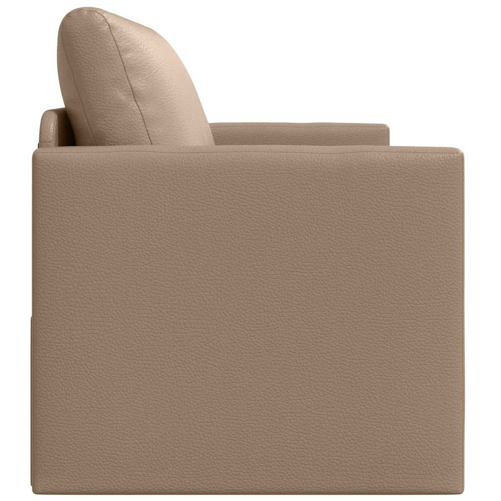 Sofa Bett Cappuccino 124 x 71 x 78 cm Kunstleder