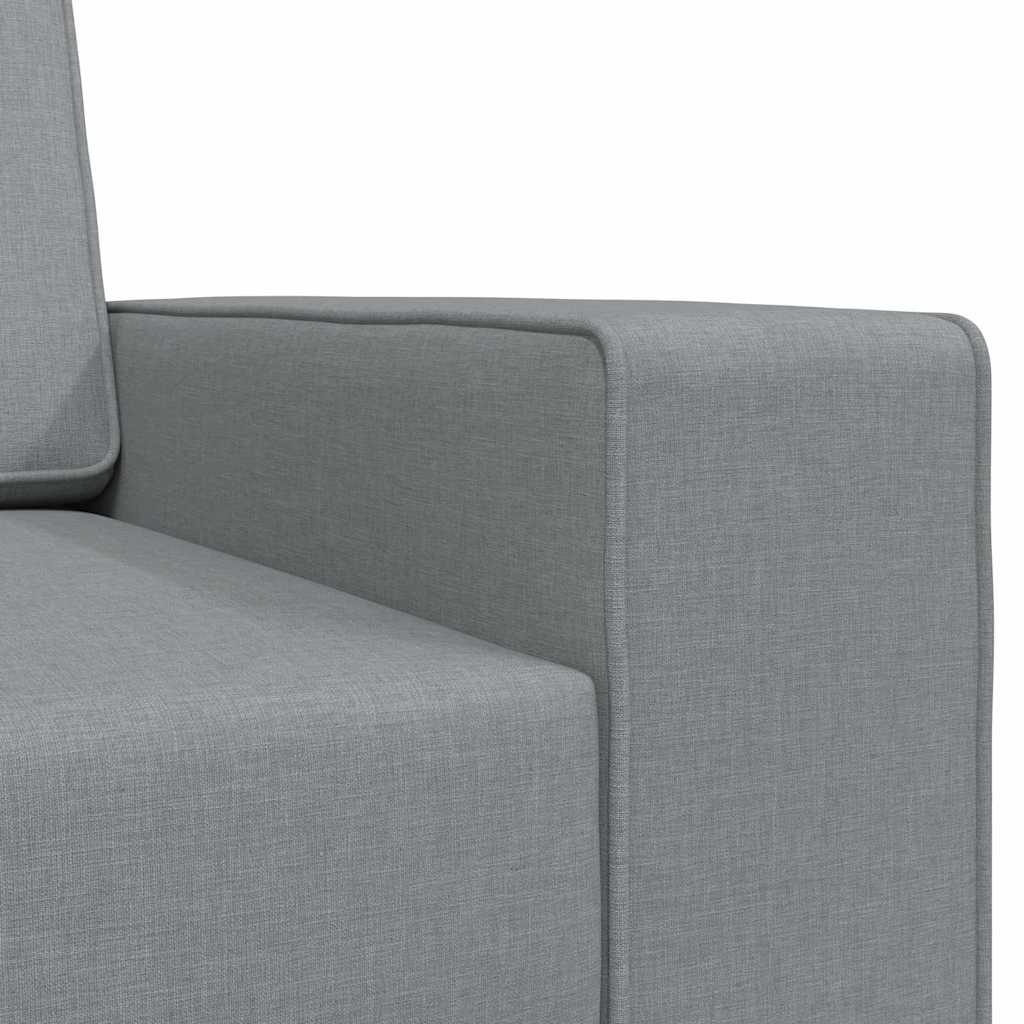 Boden-Sofa-Bett Hellgrau 245 x 78 x 77 cm Stoff