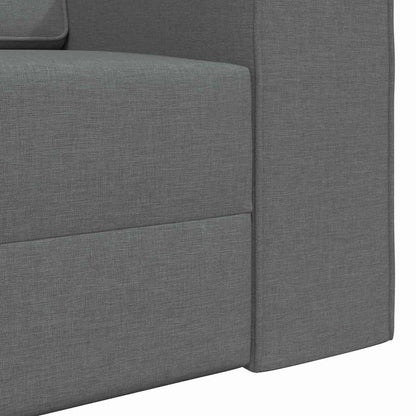 Bodensofa-Bett Dunkelgrau 245 x 78 x 77 cm Stoff