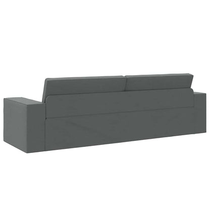 Bodensofa-Bett Dunkelgrau 245 x 78 x 77 cm Stoff