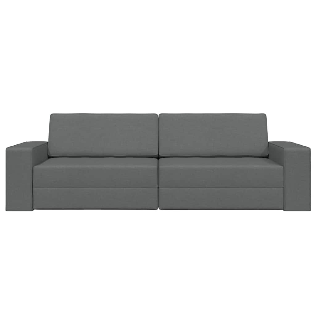 Bodensofa-Bett Dunkelgrau 245 x 78 x 77 cm Stoff