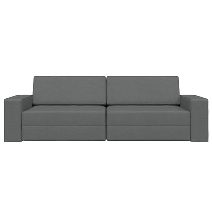 Bodensofa-Bett Dunkelgrau 245 x 78 x 77 cm Stoff