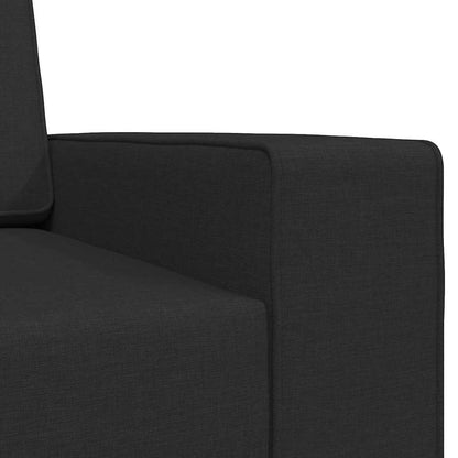 Bodensofa-Bett Schwarz 245 x 78 x 77 cm Stoff