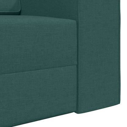Bodensofa-Bett Dunkelgrün 245 x 78 x 77 cm Stoff