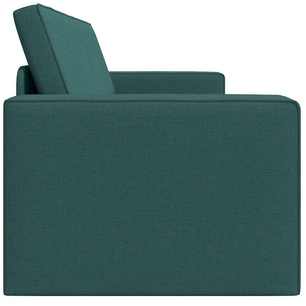 Bodensofa-Bett Dunkelgrün 245 x 78 x 77 cm Stoff