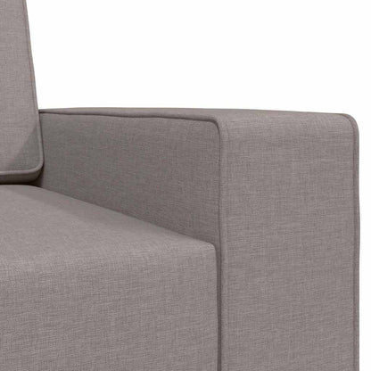 Boden-Sofa-Bett Taupe 245 x 78 x 77 cm Stoff
