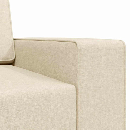 Bodensofa-Bett Creme 245 x 78 x 77 cm Stoff