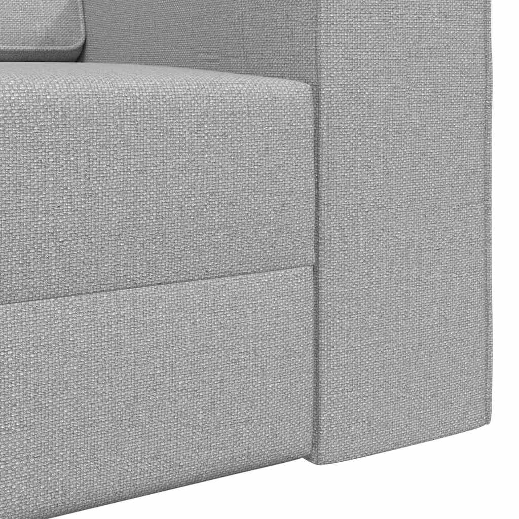 Boden-Sofa-Bett Wolkengrau 245 x 78 x 77 cm Stoff