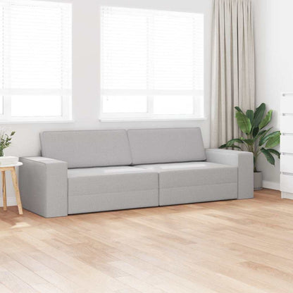Boden-Sofa-Bett Wolkengrau 245 x 78 x 77 cm Stoff