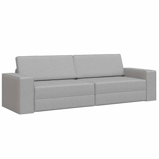 Boden-Sofa-Bett Wolkengrau 245 x 78 x 77 cm Stoff