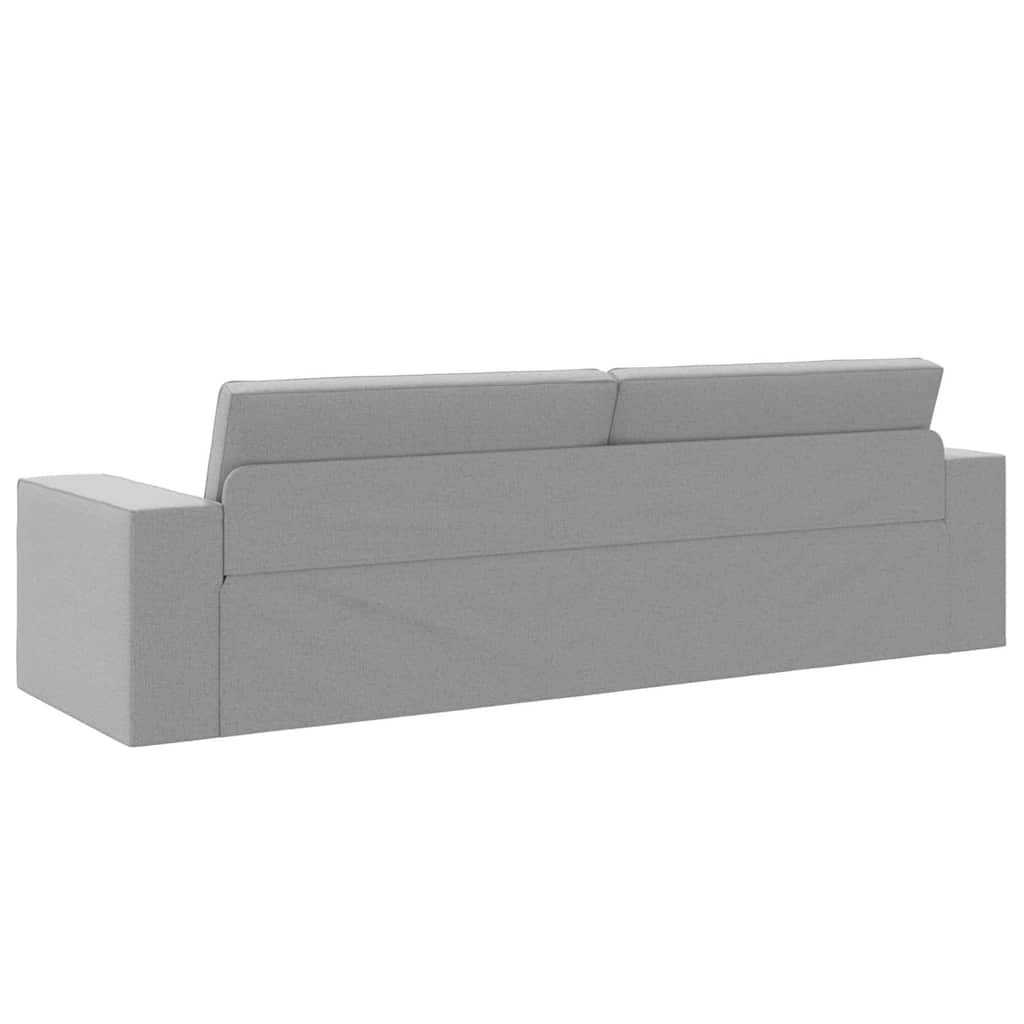 Boden-Sofa-Bett Wolkengrau 245 x 78 x 77 cm Stoff