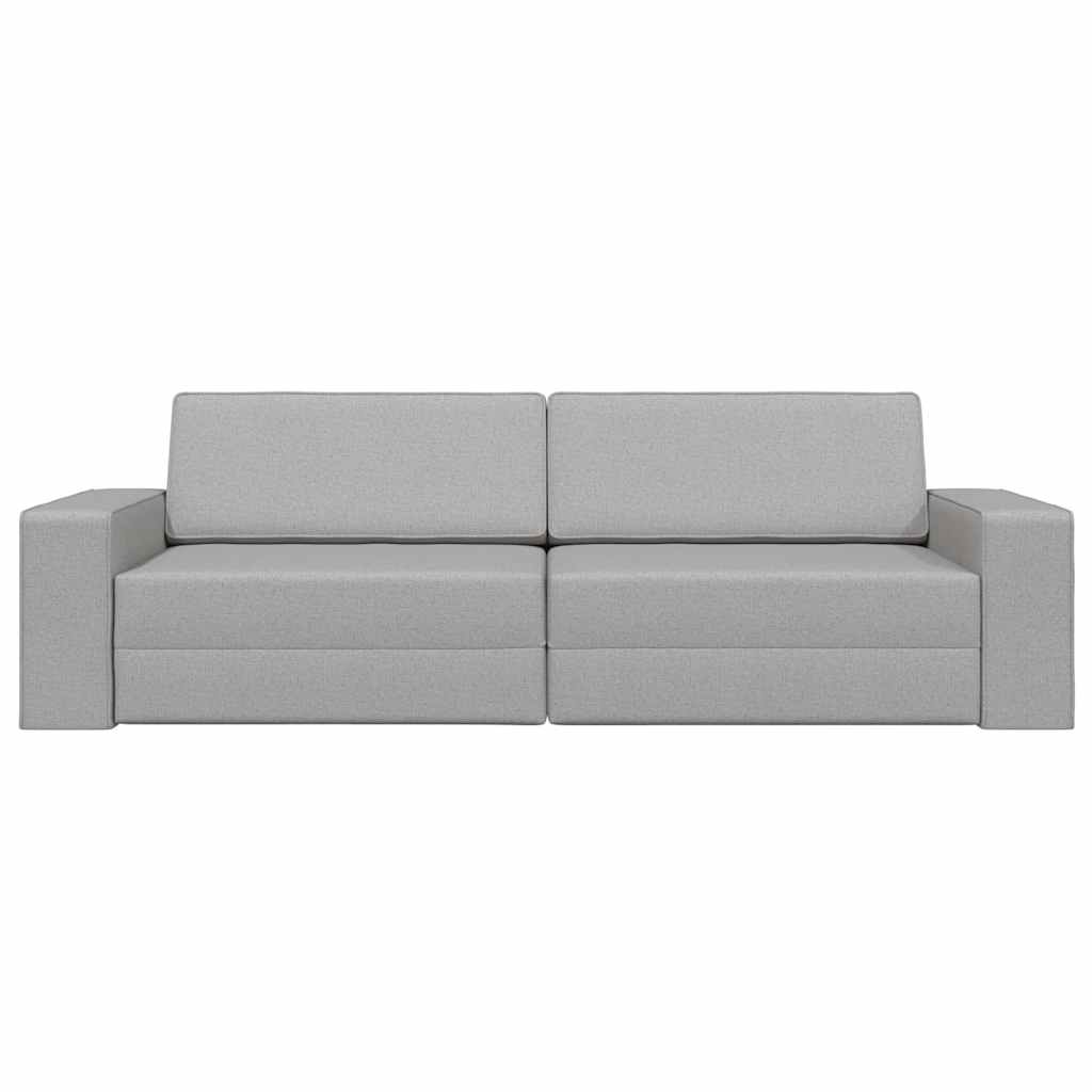 Boden-Sofa-Bett Wolkengrau 245 x 78 x 77 cm Stoff