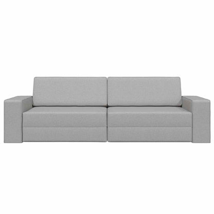 Boden-Sofa-Bett Wolkengrau 245 x 78 x 77 cm Stoff