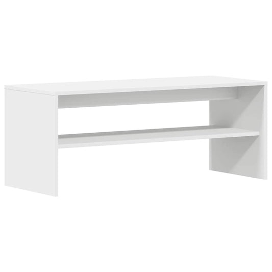 TV-skab Hvid 100x40x40 cm Træ Materiale