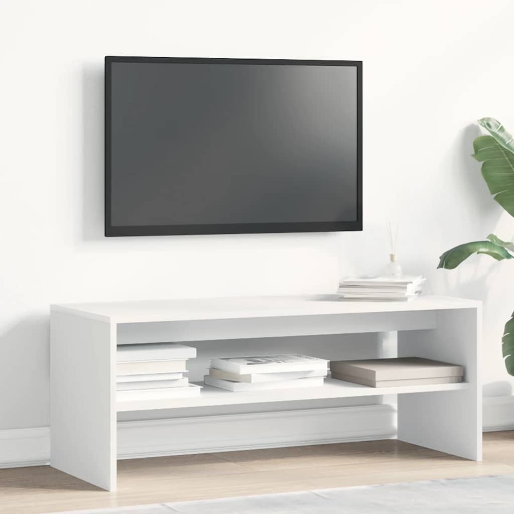 TV-Schrank Weiß 100x40x40 cm Holzwerkstoff